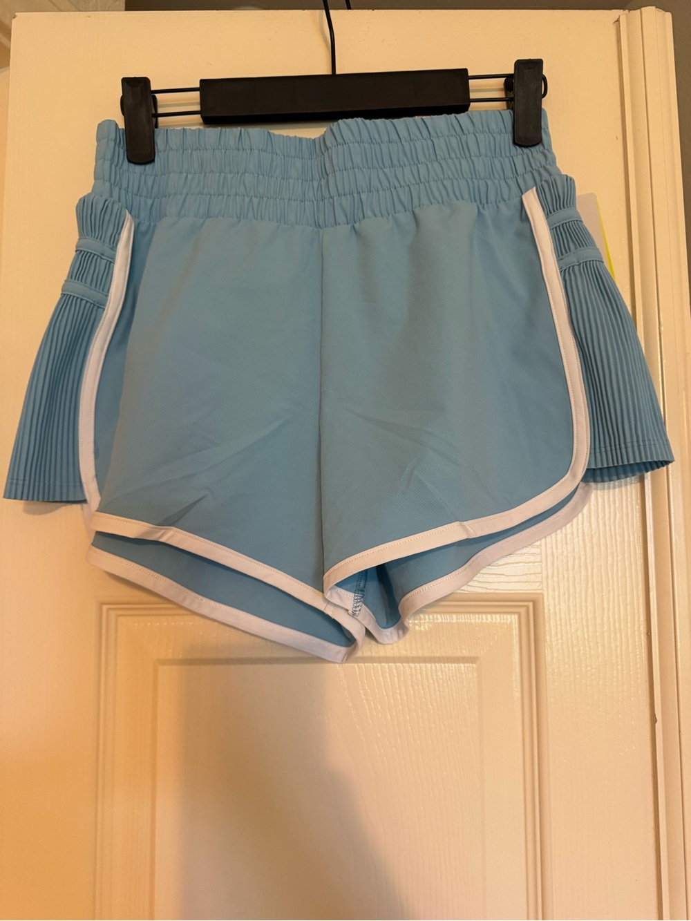 all in motion Light Blue Women's Athletic Shorts with White Trim